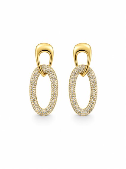 Earrings Marcello Pane Woman in Silver Zircone ORDV102 - ORDV102